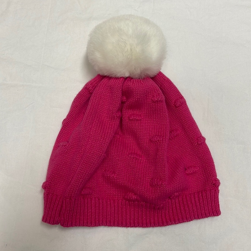 Baby gap girls hat. Hot pink. Size 12-18 mo